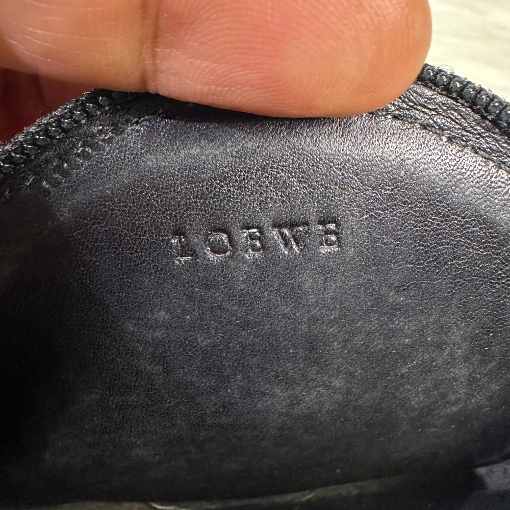 LOEWE leather coin purse in black - Picture 12 of 15
